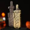 押し出し裂空剣 EDC ストレス解消おもちゃ 金属ラチェット弾きプッシュカード メカ剣型指先遊びストレス解消玩具 - ブロンズ / Bronze