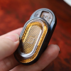 発糕宝石ストレートプッシュカード オリジナル EDC ストレス解消トイ 宝石カット面 薄型金属指先遊びストレス解消玩具 - 黄 / Yellow
