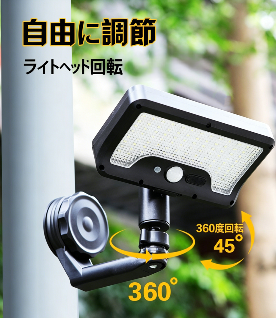 マグネット式ソーラーライト 屋外 92LED 高輝度防水ガーデンライト 1500mAh リチウム電池ソーラー + USB ダブル充電人感センサーライト 穴あけ不要マグネット / 粘着 / ネジ壁掛け 3WAY ライト 光センサー廊下ガレージ家庭用照明