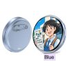 E87 上位版 Bluetooth 電子缶バッジ 大容量 100 枚画像・15 秒動画保存可能 1.7 インチ高精細液晶 GIF 自由編集 透明プラスチック保護ケース付き 7 色 2 段階点滅ピンバッジ アニメアイドルコレクション応援グッズ - ブルー / Blue