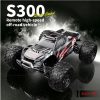 S300/S500 1/16 四駆 RC オフロードトラック 30km/h 高速ラジコンカー 2.4G 全比例リモコン 金属駆動軸 防滴 ESC 独立サスペンション 大人・12 歳以上ティーン向けホビー 全地形対応 2 種車体デザイン - S300 ブラックレッド / Black Red