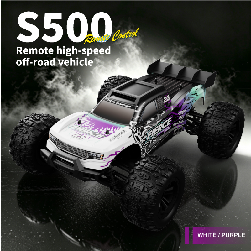 S300/S500 1/16 四駆 RC オフロードトラック 30km/h 高速ラジコンカー 2.4G 全比例リモコン 金属駆動軸 防滴 ESC 独立サスペンション 大人・12 歳以上ティーン向けホビー 全地形対応 2 種車体デザイン