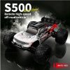 S300/S500 1/16 四駆 RC オフロードトラック 30km/h 高速ラジコンカー 2.4G 全比例リモコン 金属駆動軸 防滴 ESC 独立サスペンション 大人・12 歳以上ティーン向けホビー 全地形対応 2 種車体デザイン - S500 ホワイトレッド / White Red