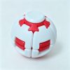 EDC BLUEWING 3D プリント 押し回転スピナーボール PLA くり抜きメカフィジェット玉 静音携帯 EDC 指先トイ ストレス緩和 造形愛好家向けギフト - ホワイトレッド（1個） / White Red (1 piece)